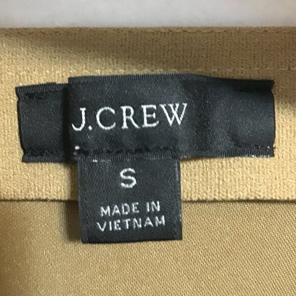 J. Crew Metallic Gold Gwyneth Slip Skirt Size S - Picture 6 of 7